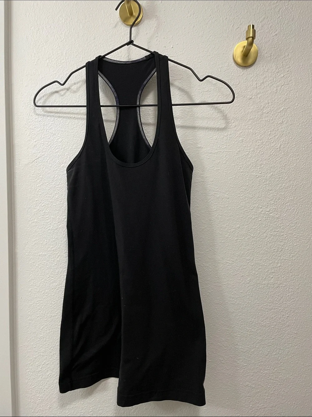 LULULEMON Black Racerback Tank - Women's Stretch Tank